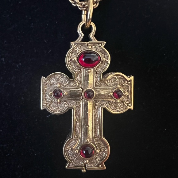 Vatican Library Collection Cross Locket - Picture 2 of 11